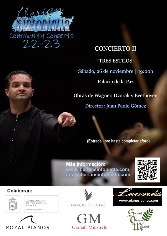 IBERIAN SINFONIETTA DEDICA SU PRÓXIMO CONCIERTO A WAGNER, DVORAK Y BEETHOVEN