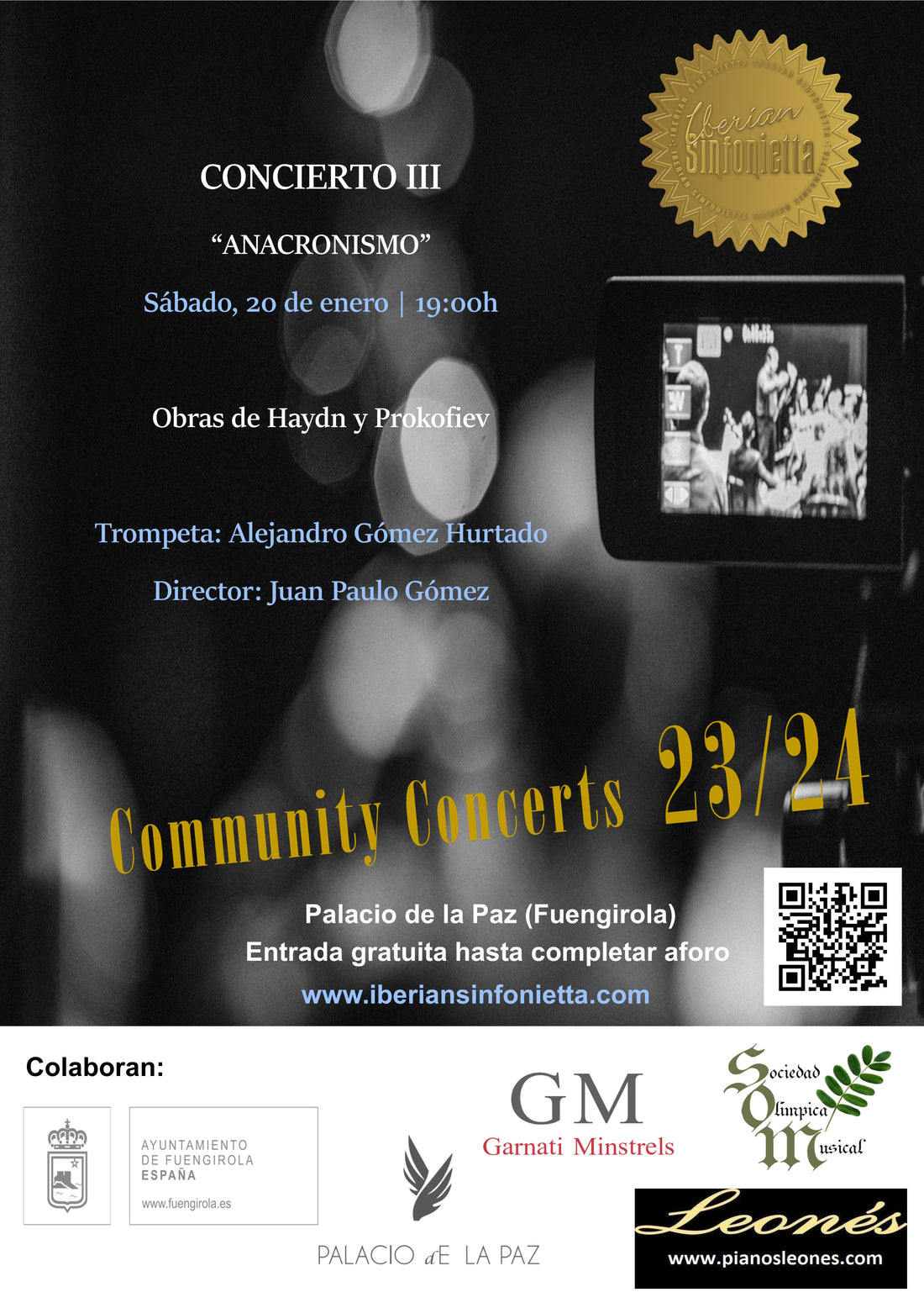 PRIMERA INTERPRETACIÓN EN ESPAÑA DEL CONCIERTO PARA TROMPETA DE HAYDN CON UNA RÉPLICA DEL MODELO CON EL QUE FUE ESTRENADO