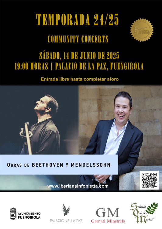 BEETHOVEN Y MENDELSSOHN CIERRAN LOS COMMUNITY CONCERTS DE ESTA TEMPORADA