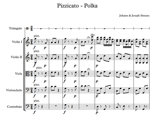 UN TOQUE DE HUMOR CON LA POLKA PIZZICATO