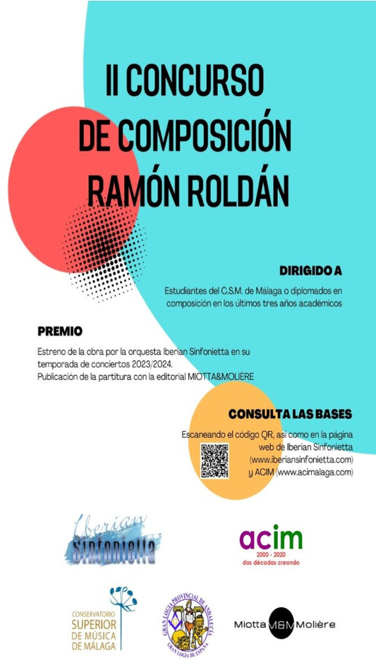 SE CONVOCA LA SEGUNDA EDICIÓN DEL PREMIO DE COMPOSICIÓN RAMÓN ROLDÁN