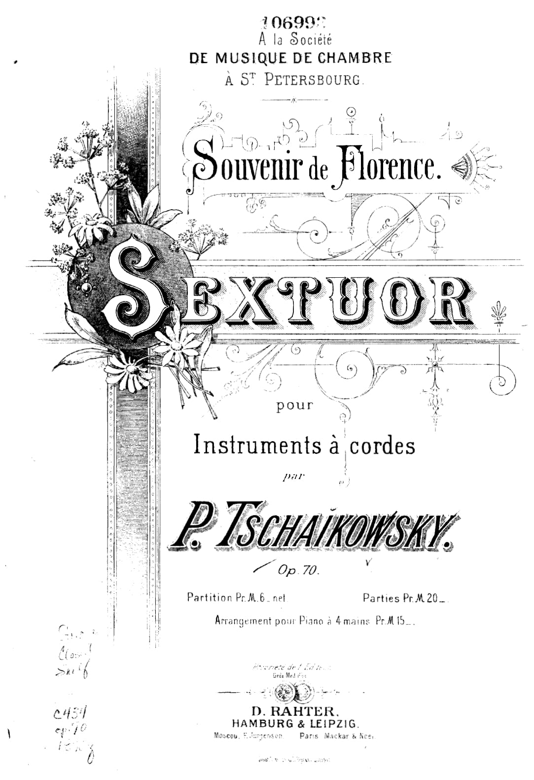 SOUVENIR DE FLORENCIA, UNA JOYA DE TCHAIKOVSKY A LA ALTURA DE SU SERENATA PARA CUERDAS