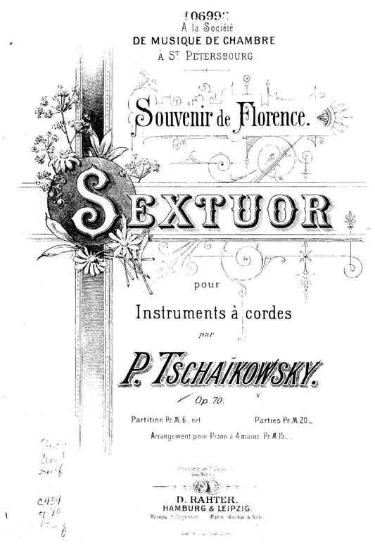 SOUVENIR DE FLORENCIA, UNA JOYA DE TCHAIKOVSKY A LA ALTURA DE SU SERENATA PARA CUERDAS