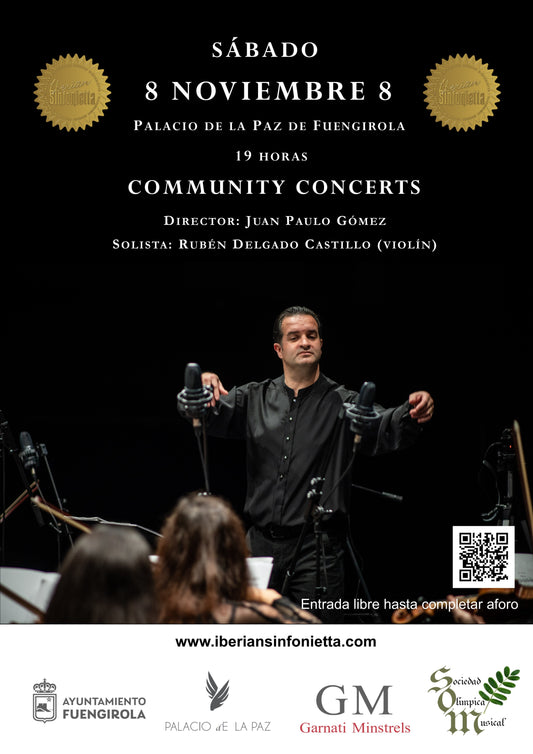 MENDELSSOHN Y BEETHOVEN PROTAGONIZAN EL INICIO DE LOS COMMUNITY CONCERTS DE IBERIAN SINFONIETTA EN EL PALACIO DE LA PAZ