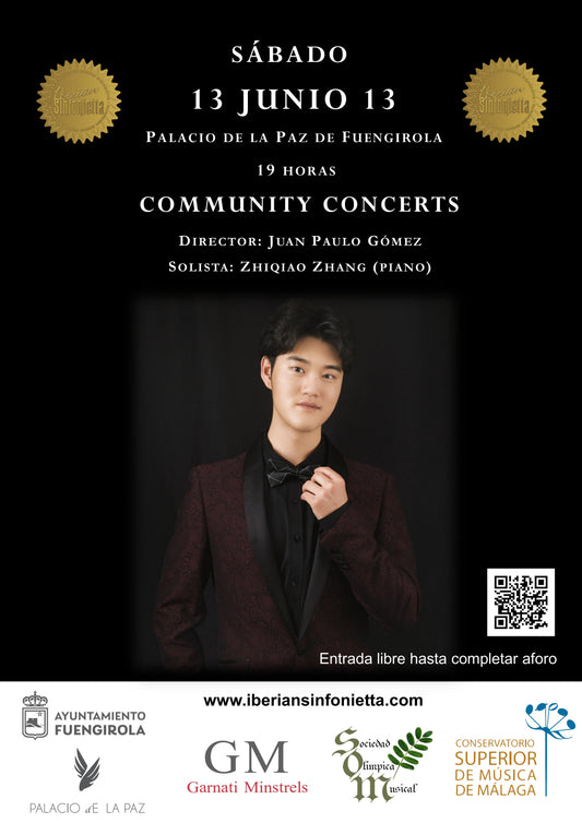 EL PIANISTA CHINO ZHIQUIAO ZHANG PROTOGANIZA LA CLAUSURA DE LA TEMPORADA DE IBERIAN SINFONIETTA