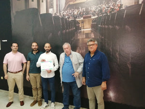 ENTREGA DEL PREMIO DEL I CONCURSO DE COMPOSICIÓN RAMÓN ROLDAN DE LA MANO DEL PROPIO COMPOSITOR